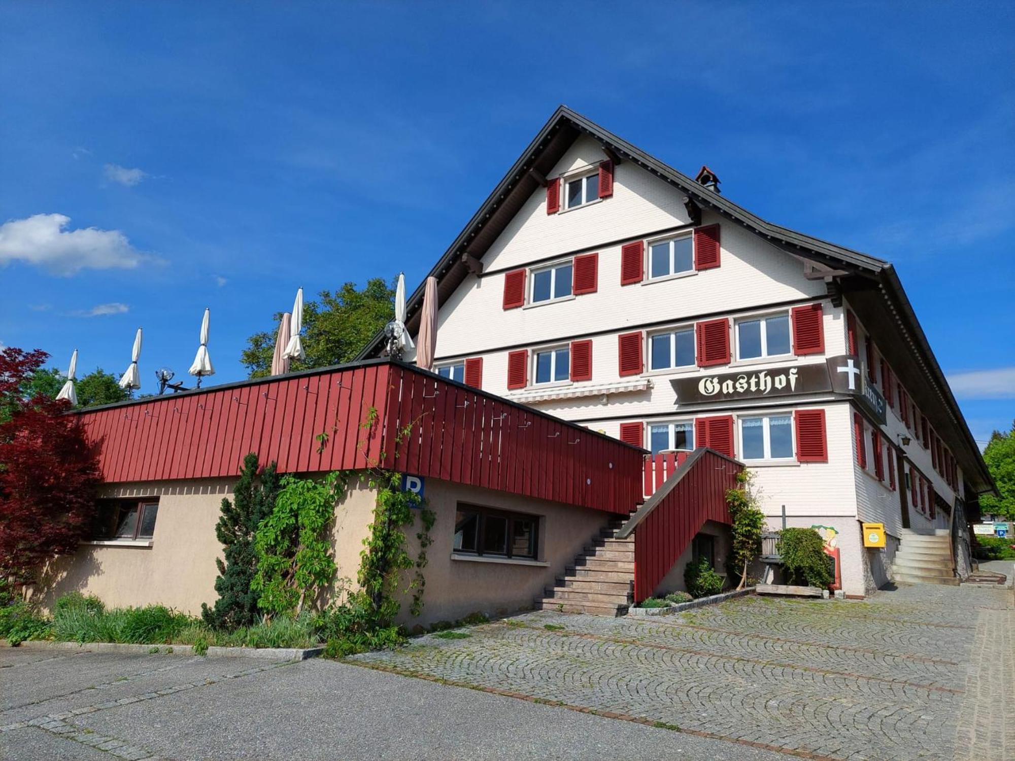Gasthof Kreuz Bildstein Bagian luar foto