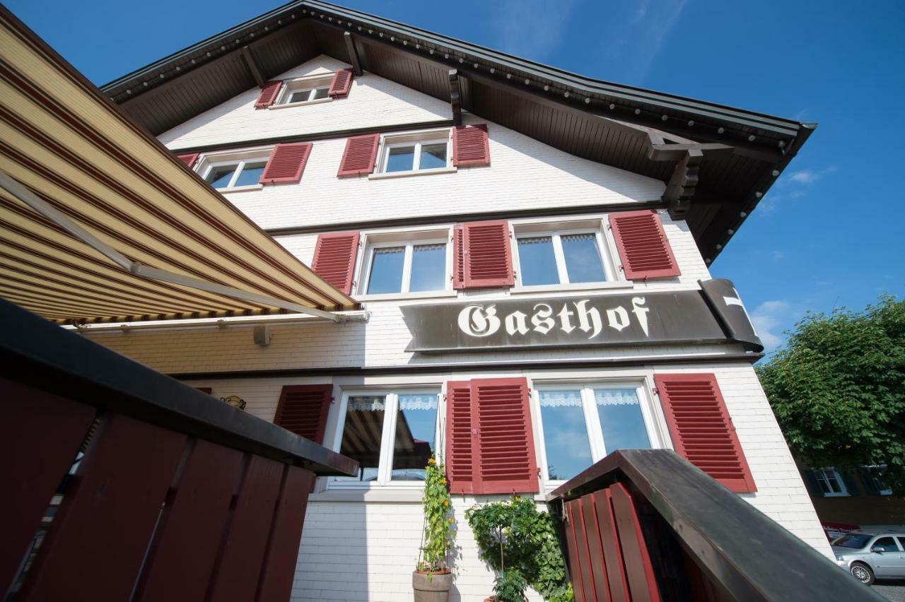 Gasthof Kreuz Bildstein Bagian luar foto